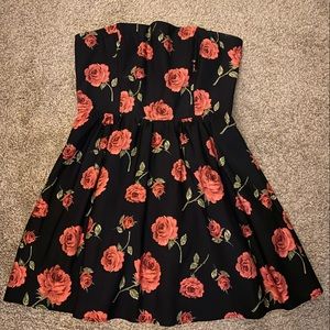 floral skater dress